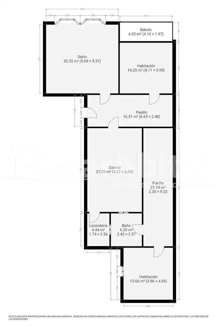 Flat for sale in Miramar  with Air Conditioner and Balcony