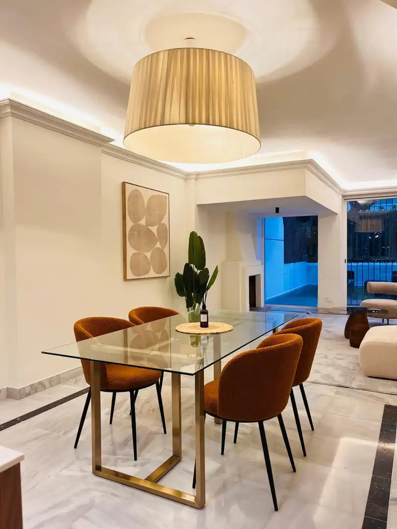 Comedor de Casa adosada en venta en Marbella con Jardín privado, Terraza y Trastero