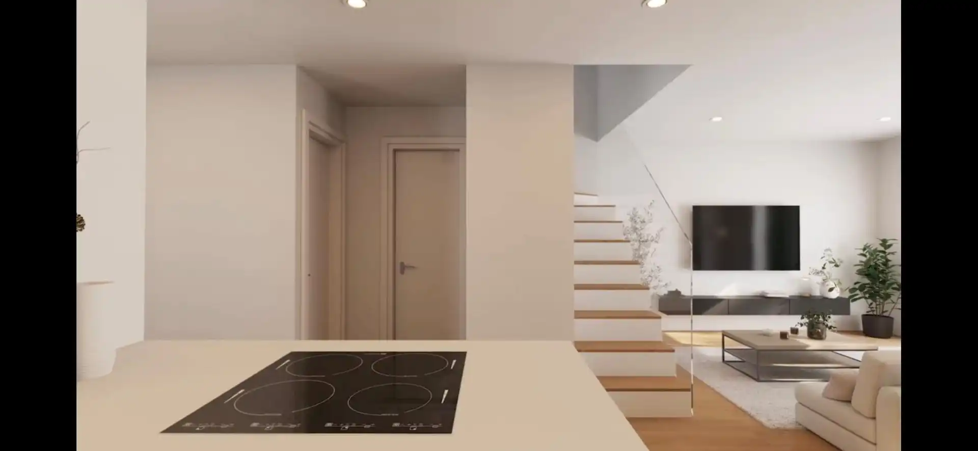 Cocina de Casa adosada en venta en Aldea del Fresno con Terraza