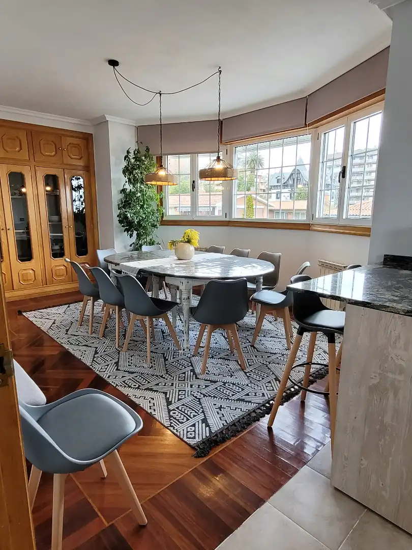 Esszimmer von Haus oder Chalet zur Miete in Castro-Urdiales mit Heizung, Privatgarten und Terrasse