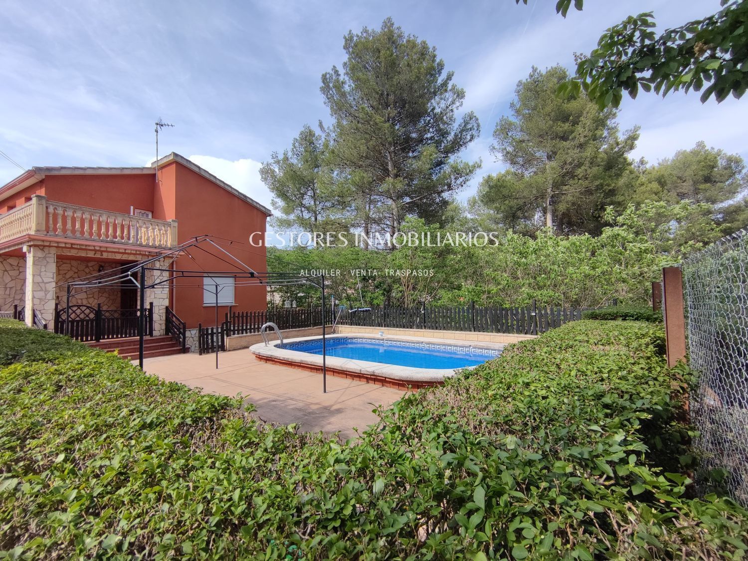 Garden of House or chalet to rent in Alcoy / Alcoi  with Air Conditioner, Terrace and Swimming Pool