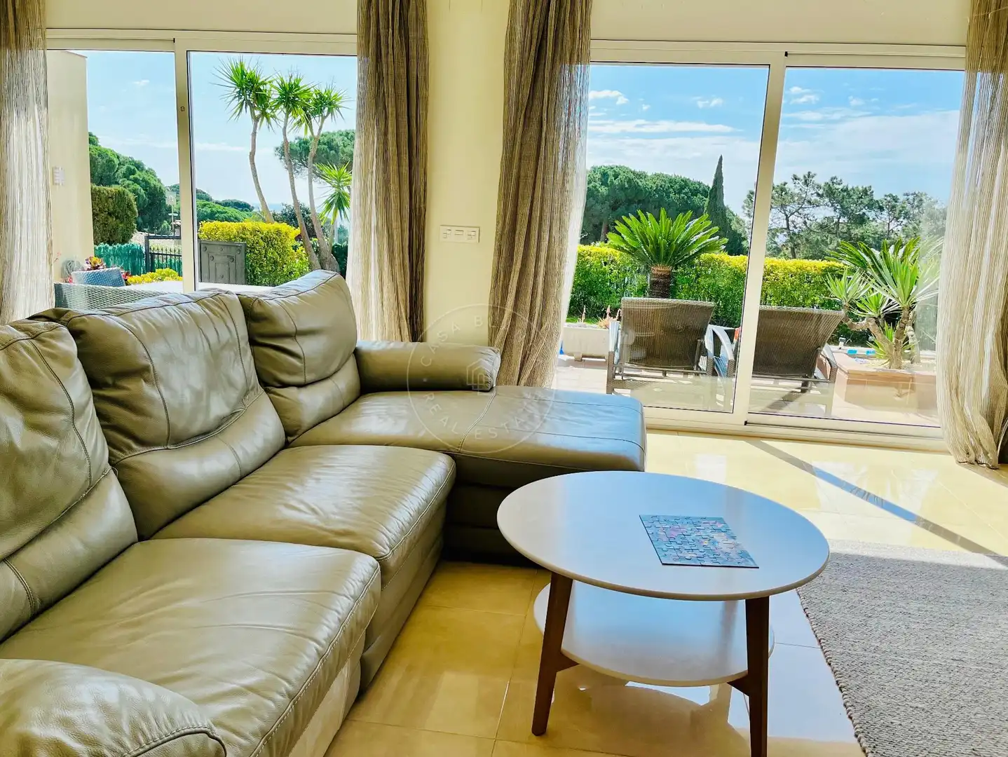 Sala d'estar de Casa o xalet en venda en Lloret de Mar amb Aire condicionat, Calefacció i Jardí privat