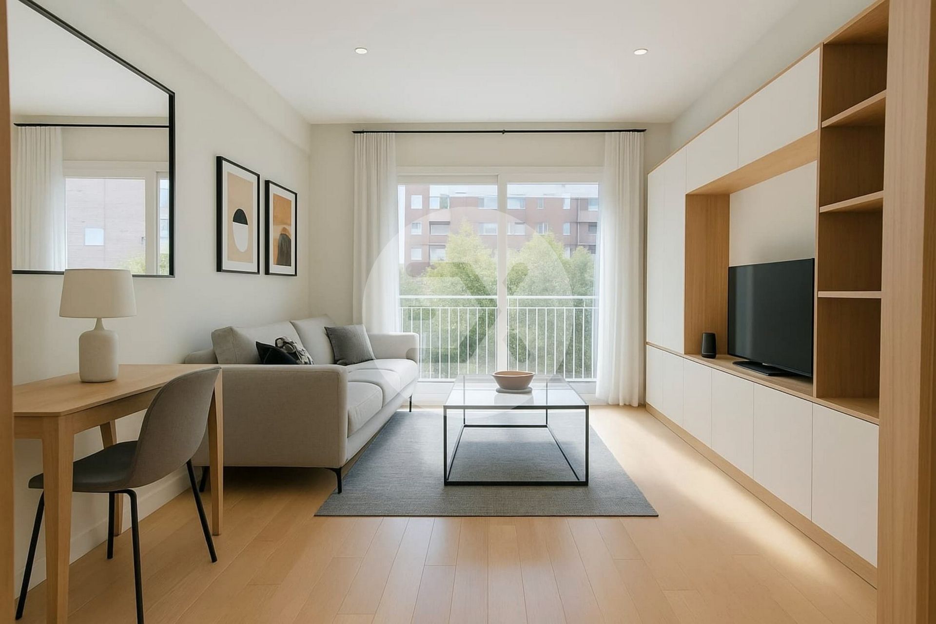 Sala d'estar de Pis en venda en Castelldefels amb Parquet i Terrassa