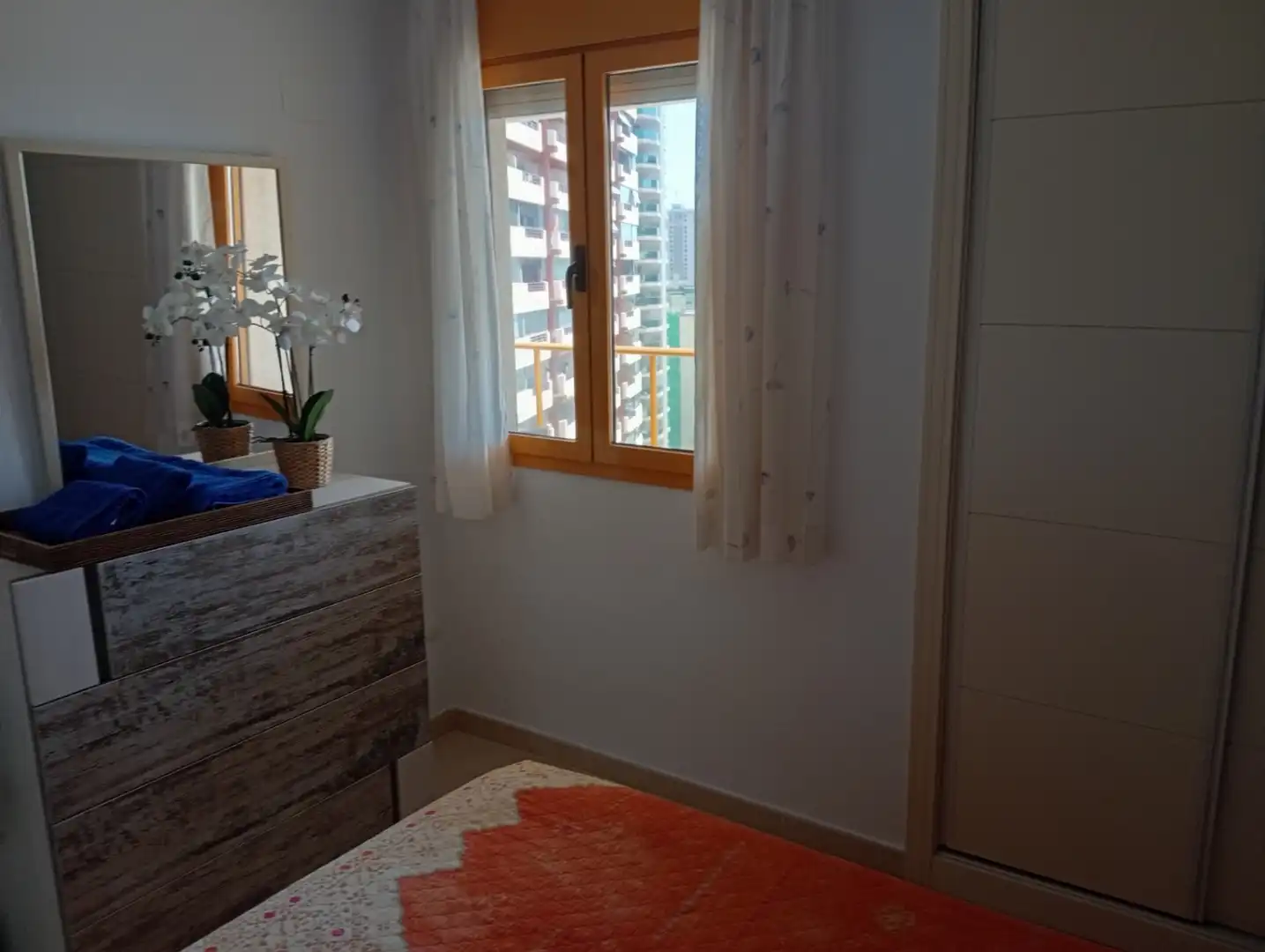 Habitación de Apartamento en venta en Calpe / Calp con Aire acondicionado, Calefacción y Jardín privado