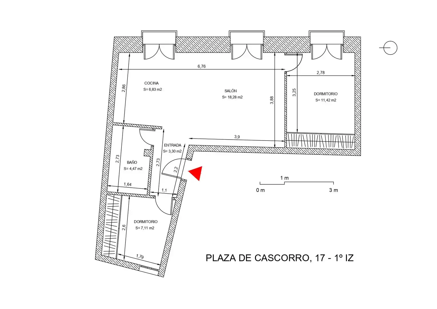 Flat with balcony for sale in Plaza Cascorro, imagen 27