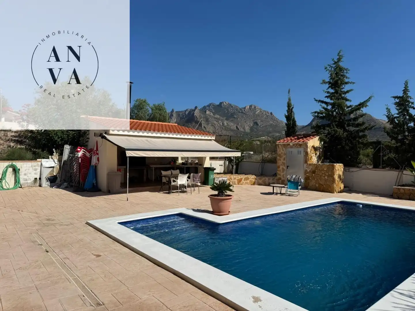 Piscina de Casa o chalet en venta en Busot con Aire acondicionado, Jardín privado y Terraza