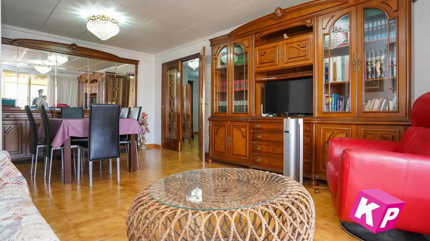 Living room of Flat for sale in Santa Pola  with Air Conditioner, Terrace and Swimming Pool