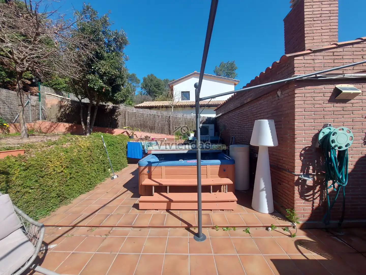 Terrassa de Casa o xalet en venda en Begues amb Aire condicionat, Calefacció i Jardí privat