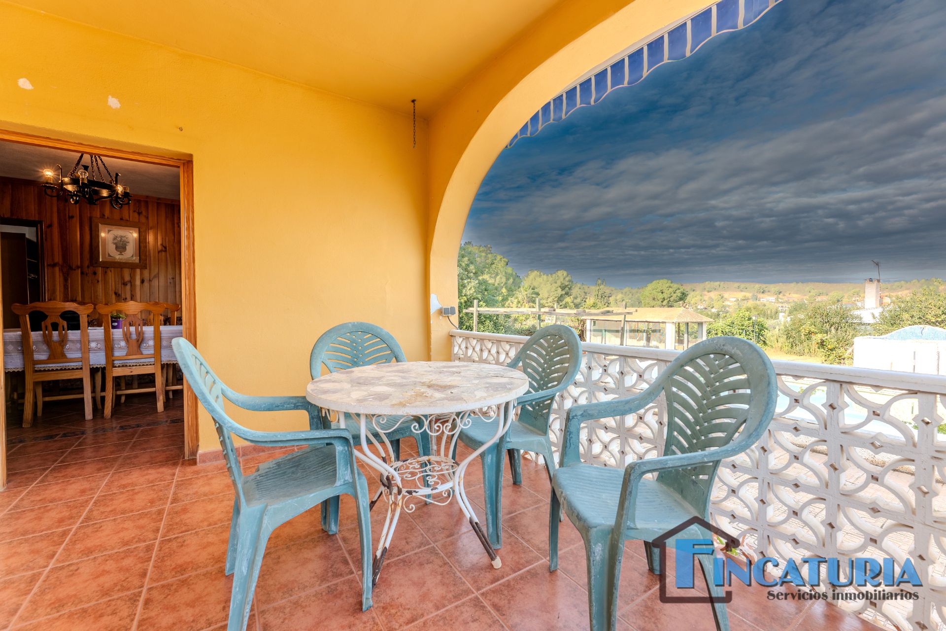 Terrace of House or chalet for sale in Vilamarxant  with Terrace, Storage room and Swimming Pool