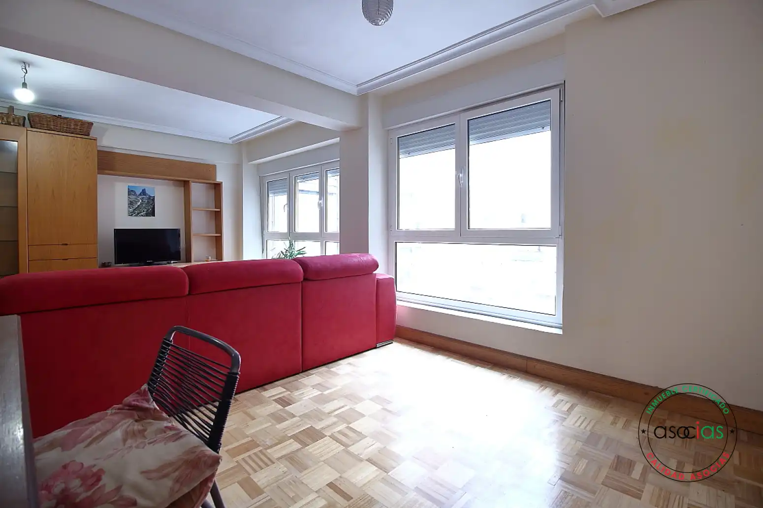 Sala de estar de Piso en venta en Gijón  con Calefacción y Parquet