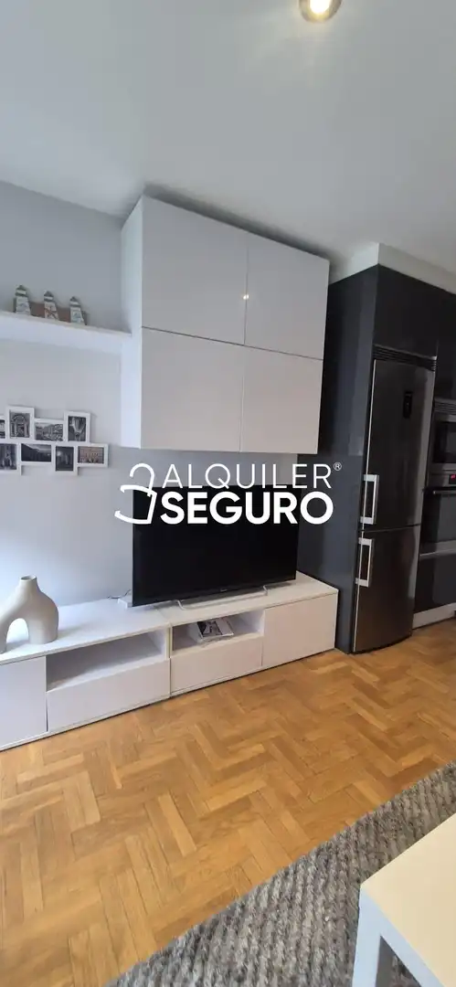 Living room of Flat for rent in Gijón   with Heating, Storage room and Furnished