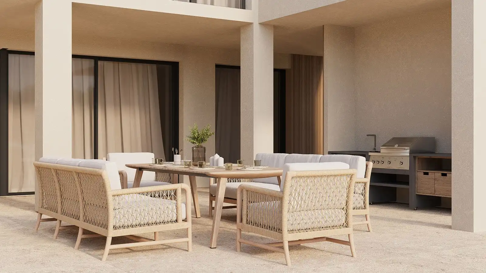 Terrassa de Casa o xalet en venda en Calpe / Calp amb Aire condicionat, Calefacció i Jardí privat
