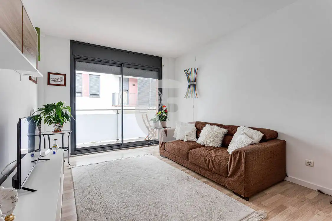 Sala de estar de Piso en venta en Barcelona con Aire acondicionado, Calefacción y Terraza