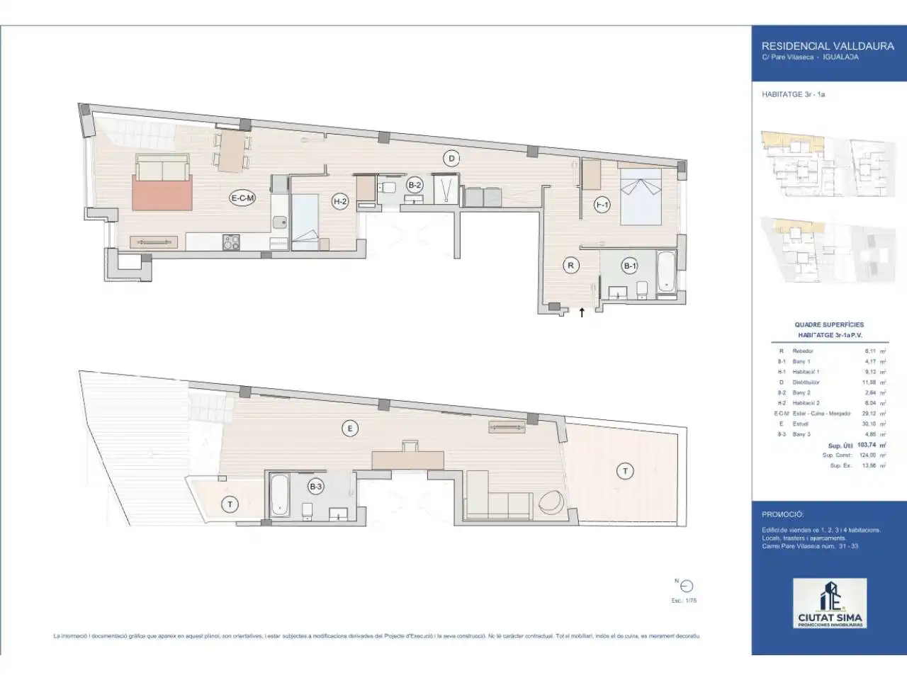 Wohnung mit Aufzug zum Verkauf in Calle Pare Vilaseca, imagen 6
