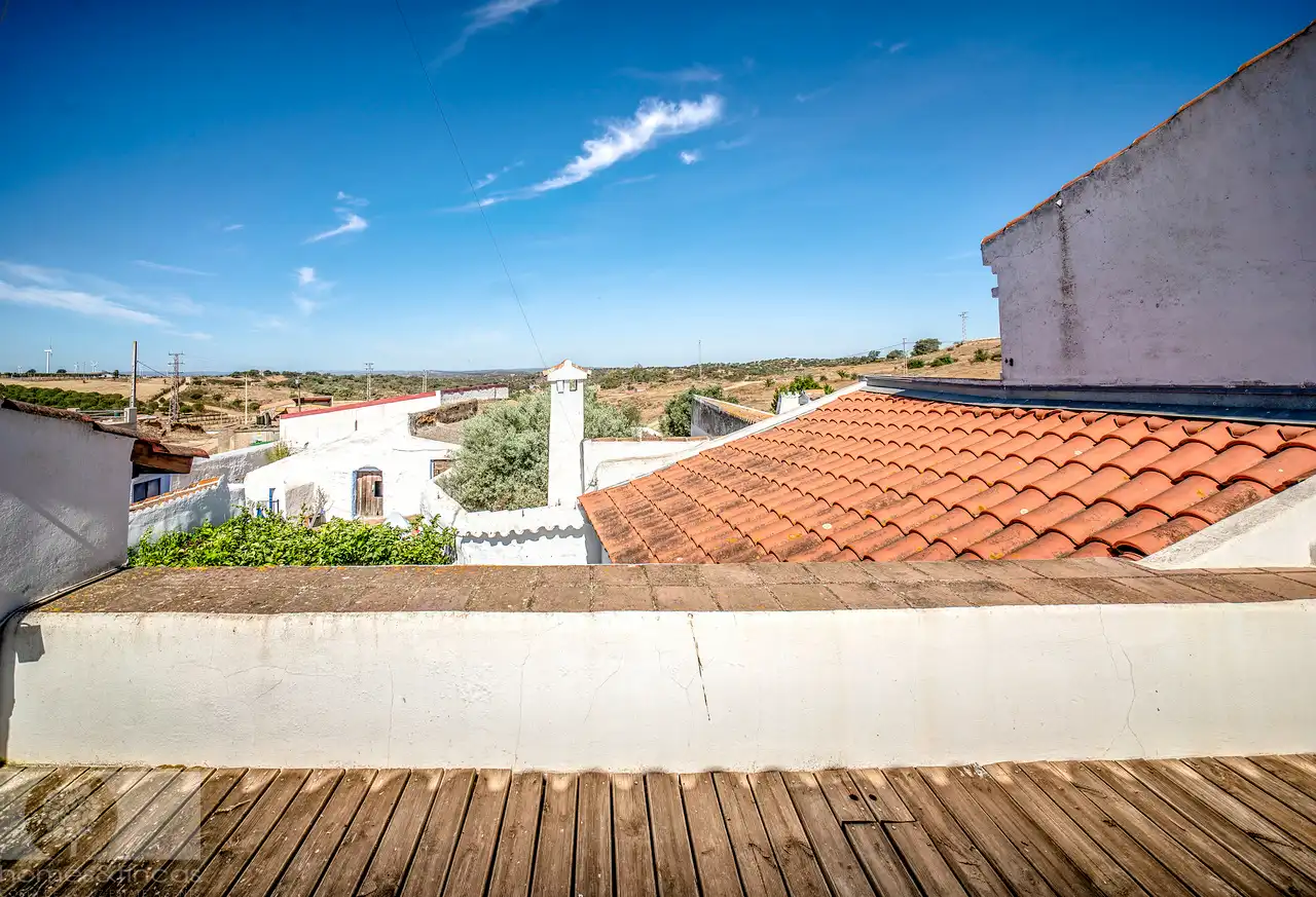 Terrasse von Einfamilien-Reihenhaus zum Verkauf in San Silvestre de Guzmán