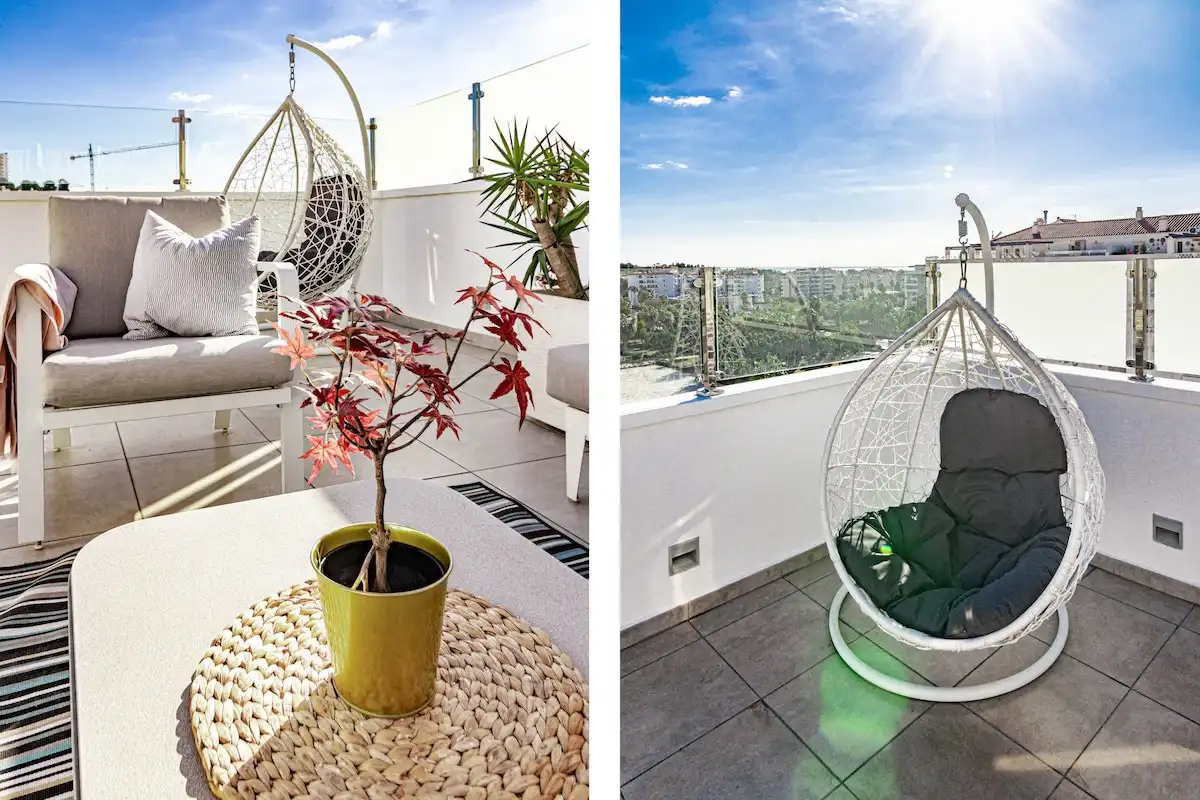 Terrassa de Àtic de lloguer en Marbella amb Aire condicionat, Calefacció i Terrassa