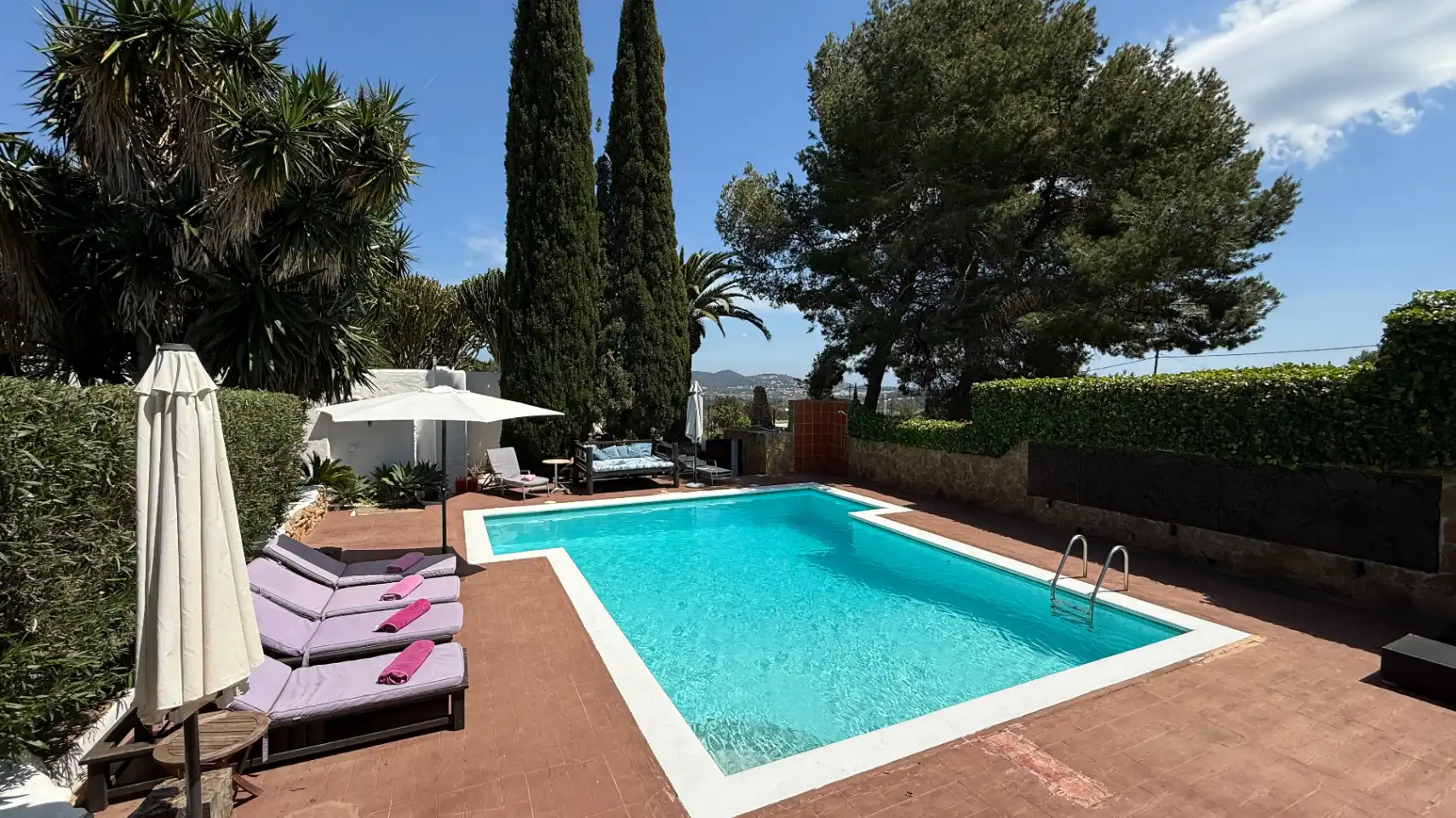 Swimming pool of Houses for sale in Sant Antoni de Portmany  with Air Conditioner, Heating and Private garden