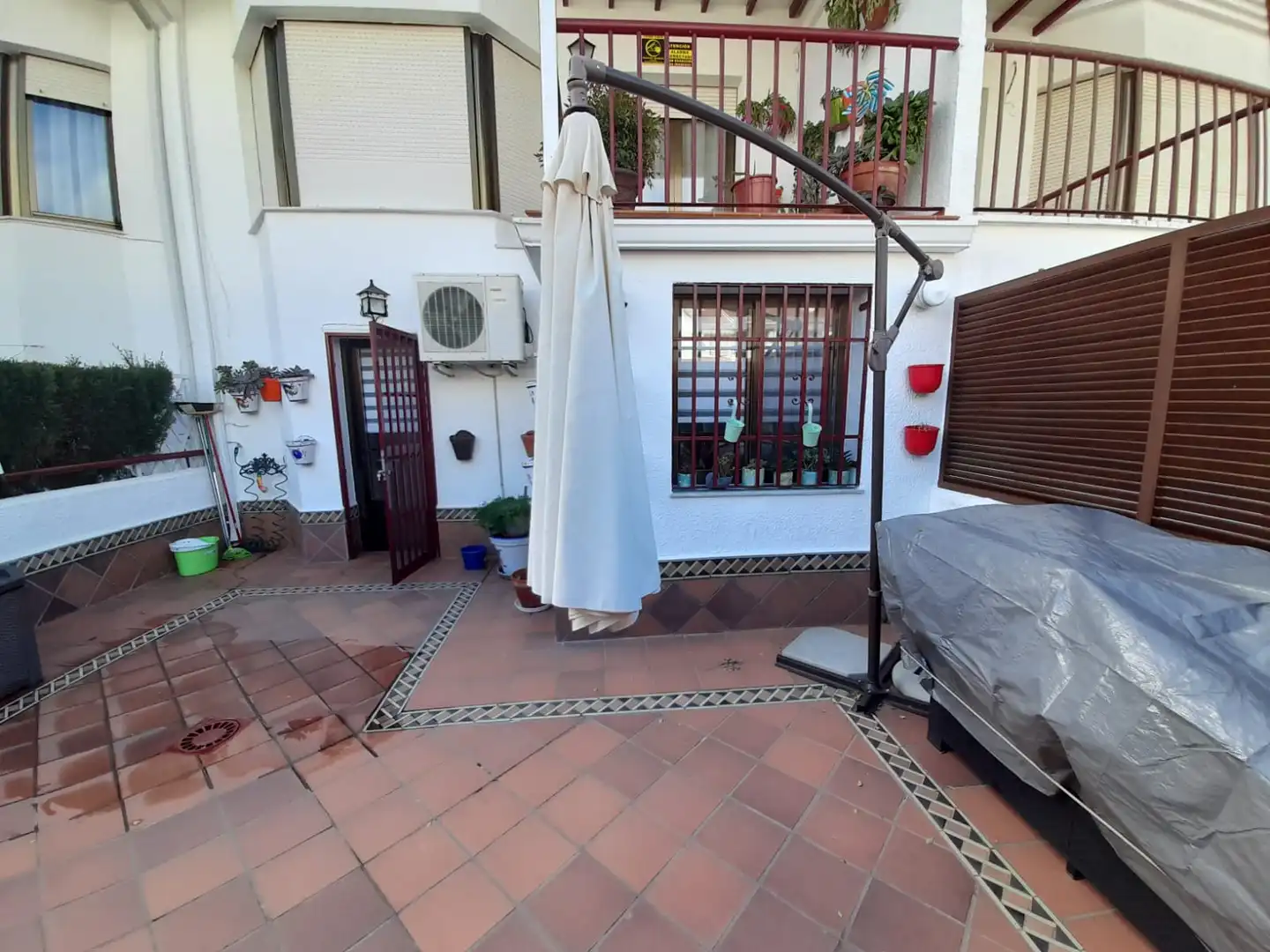 Garden of Detached homes for sale in Almodóvar del Campo  with Air Conditioner, Heating and Terrace