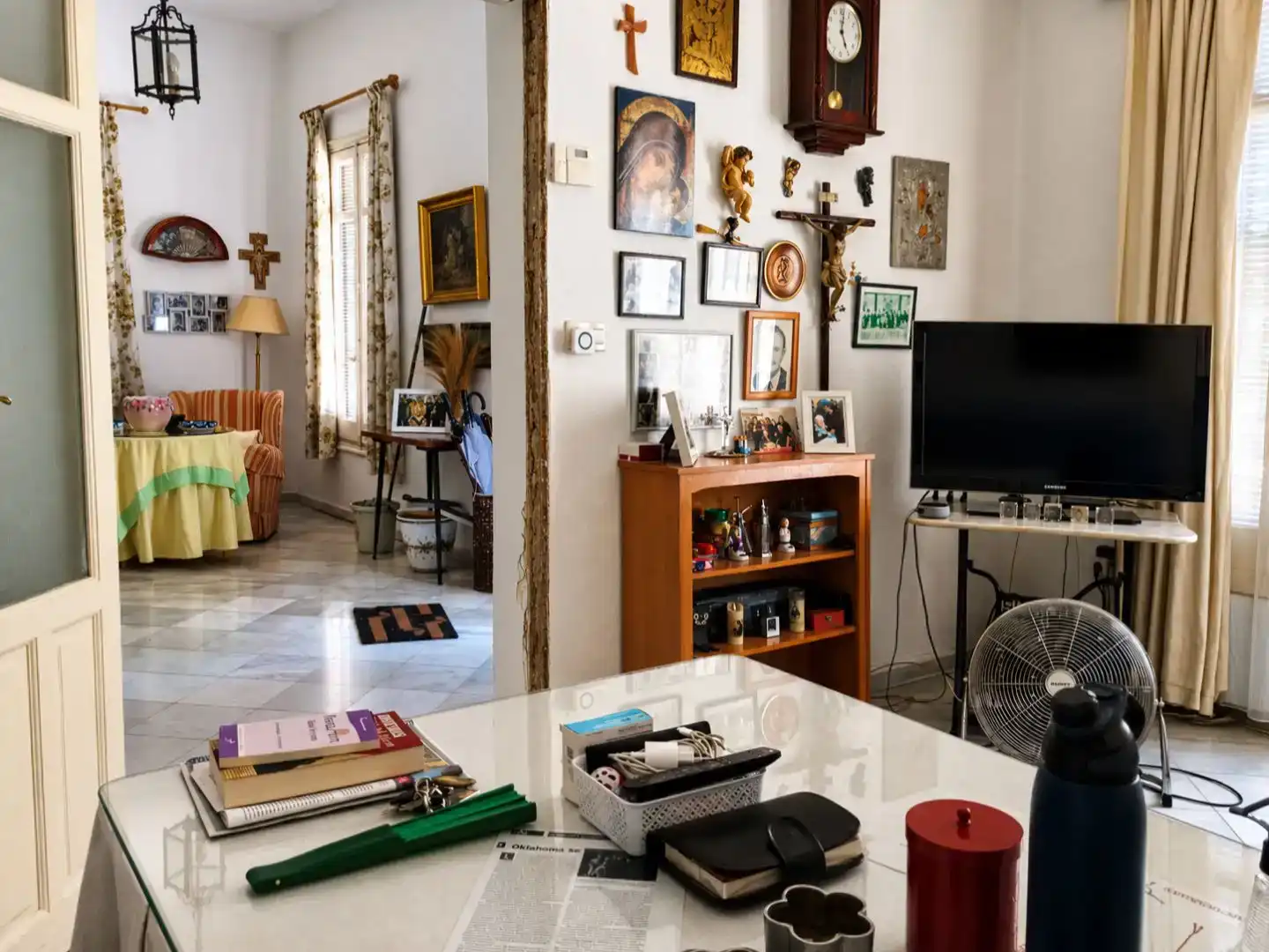 Living room of Flat for sale in Sevilla  with Private garden