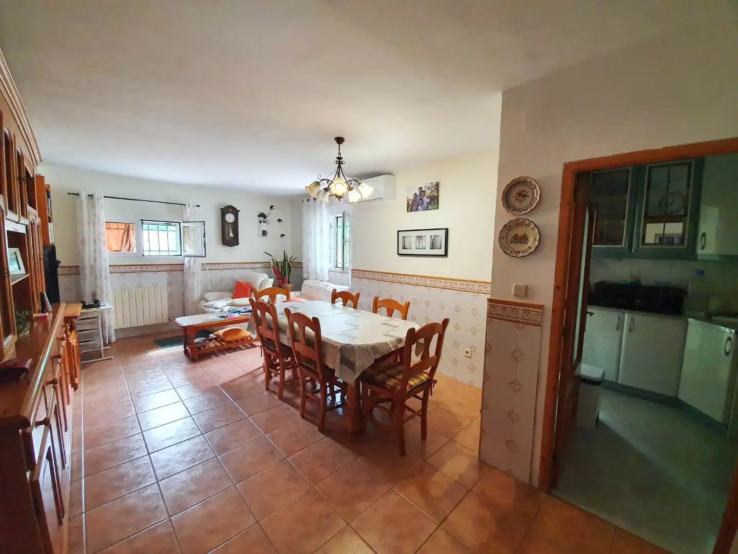 Esszimmer von Haus oder Chalet zum Verkauf in Casarrubios del Monte mit Klimaanlage, Heizung und Schwimmbad