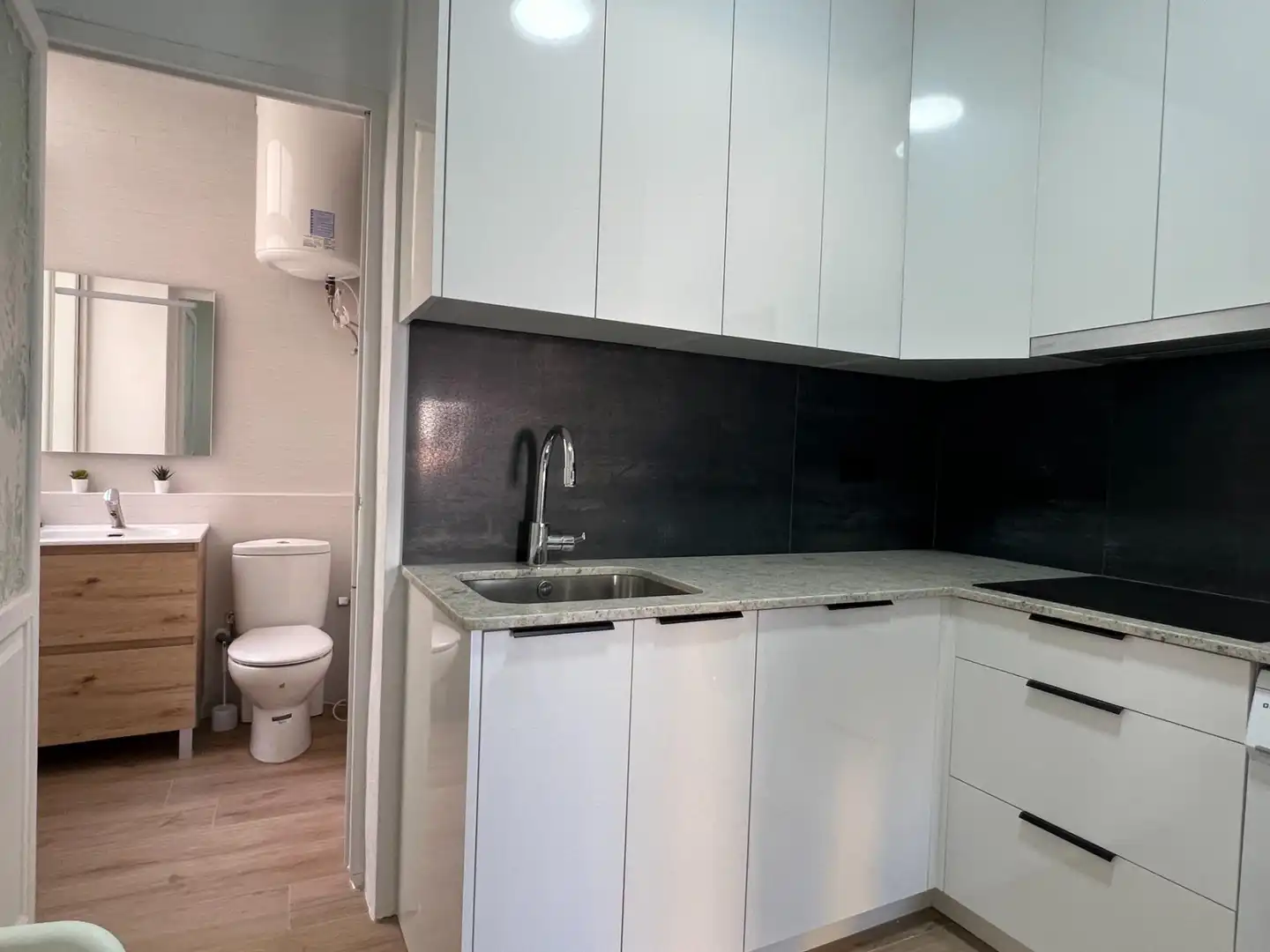 Cocina de Piso de alquiler en Elche / Elx con Amueblado y Balcón