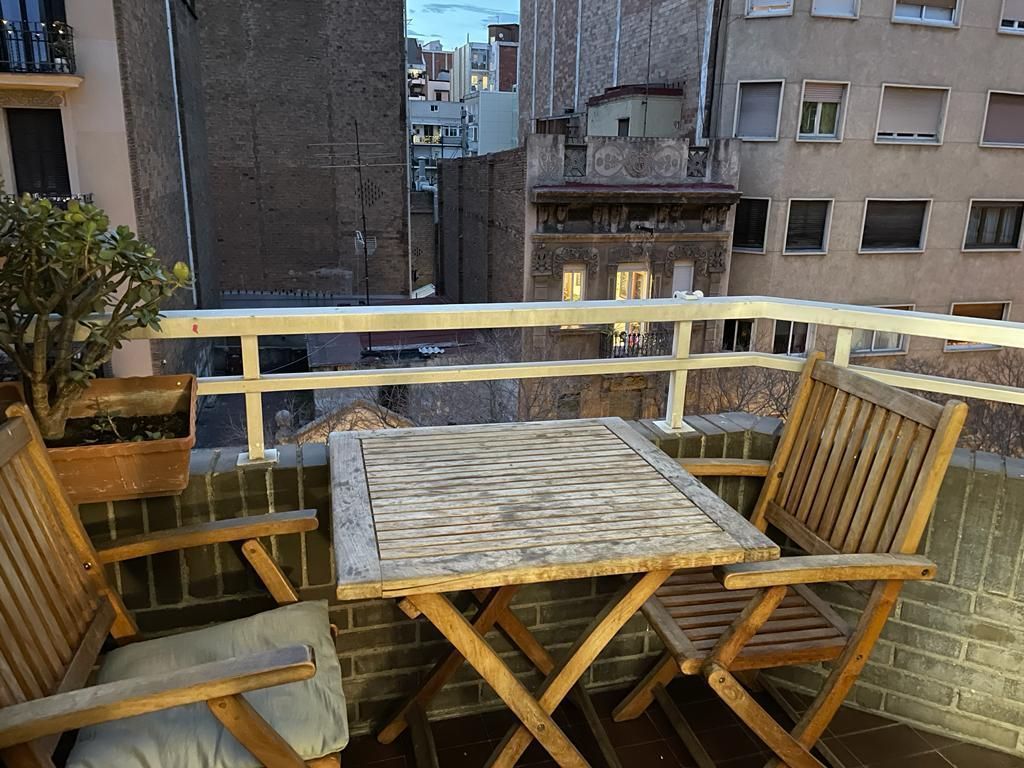 Balcony of Flat to rent in  Barcelona Capital  with Air Conditioner, Heating and Terrace