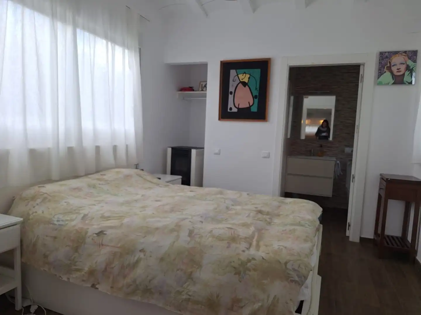Dormitori de Finca rústica en venda en Alfara de la Baronia amb Aire condicionat, Jardí privat i Moblat