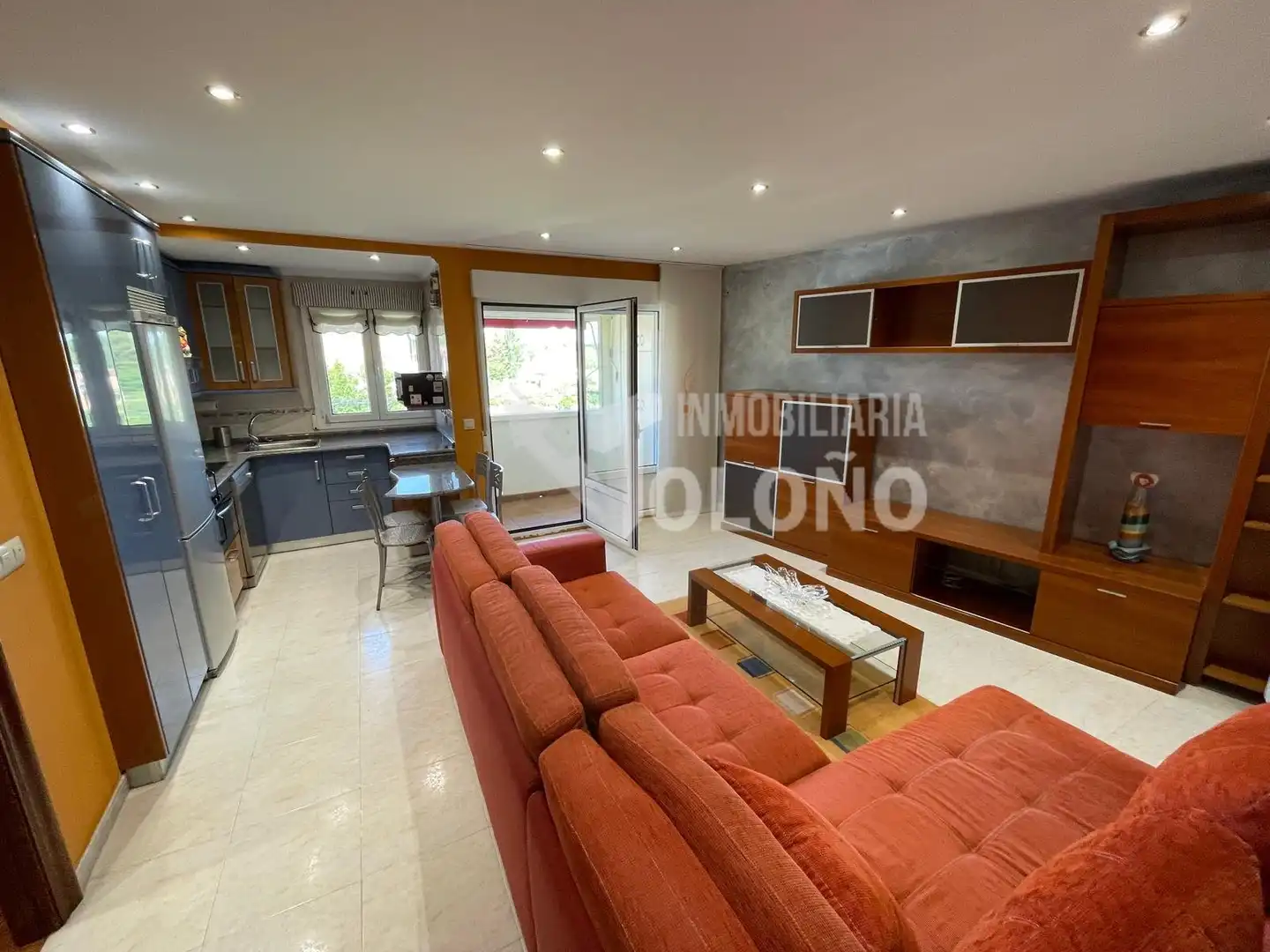 Sala de estar de Apartamento en venta en Casalarreina con Calefacción, Parquet y Amueblado