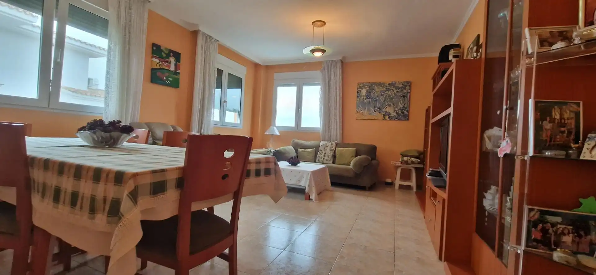 Sala d'estar de Casa o xalet en venda en Cullera amb Aire condicionat, Calefacció i Jardí privat