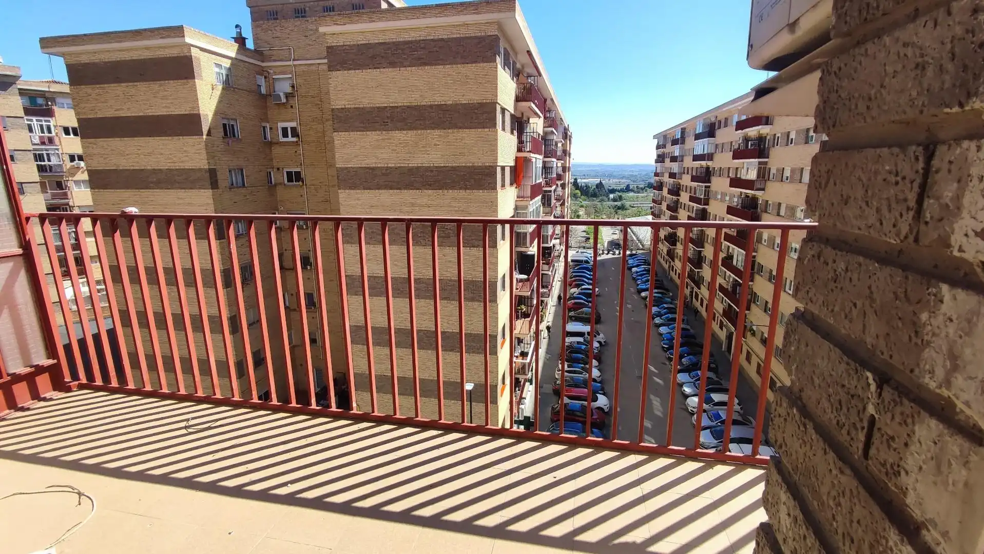 Balcony of Flat for sale in Zaragoza  with Air Conditioner, Heating and Terrace