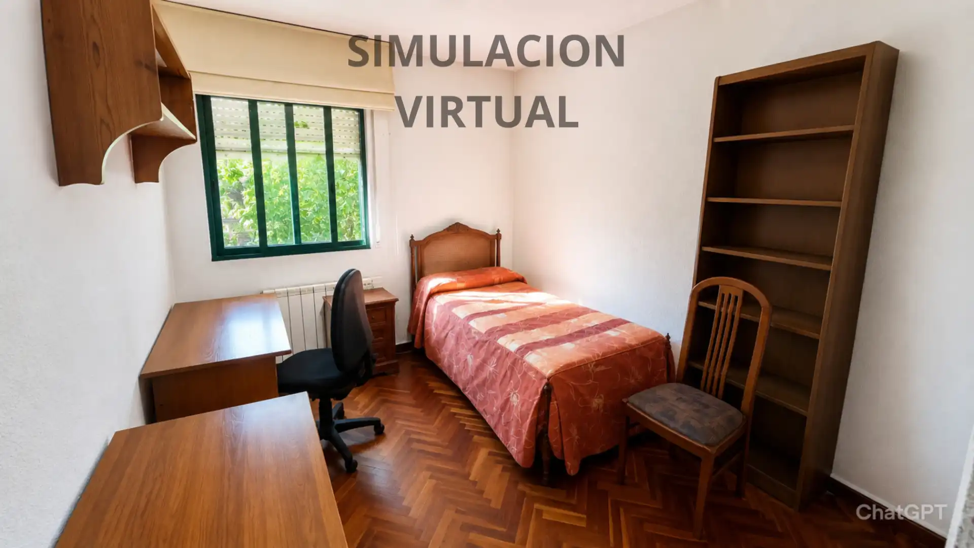Dormitori de Casa adosada en venda en Villanueva del Pardillo amb Aire condicionat, Calefacció i Jardí privat