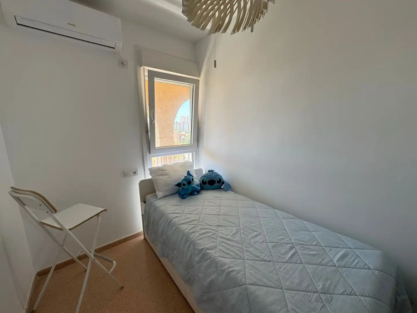 Schlafzimmer von Wohnungen zur Miete in El Campello mit Klimaanlage, Heizung und Möbliert
