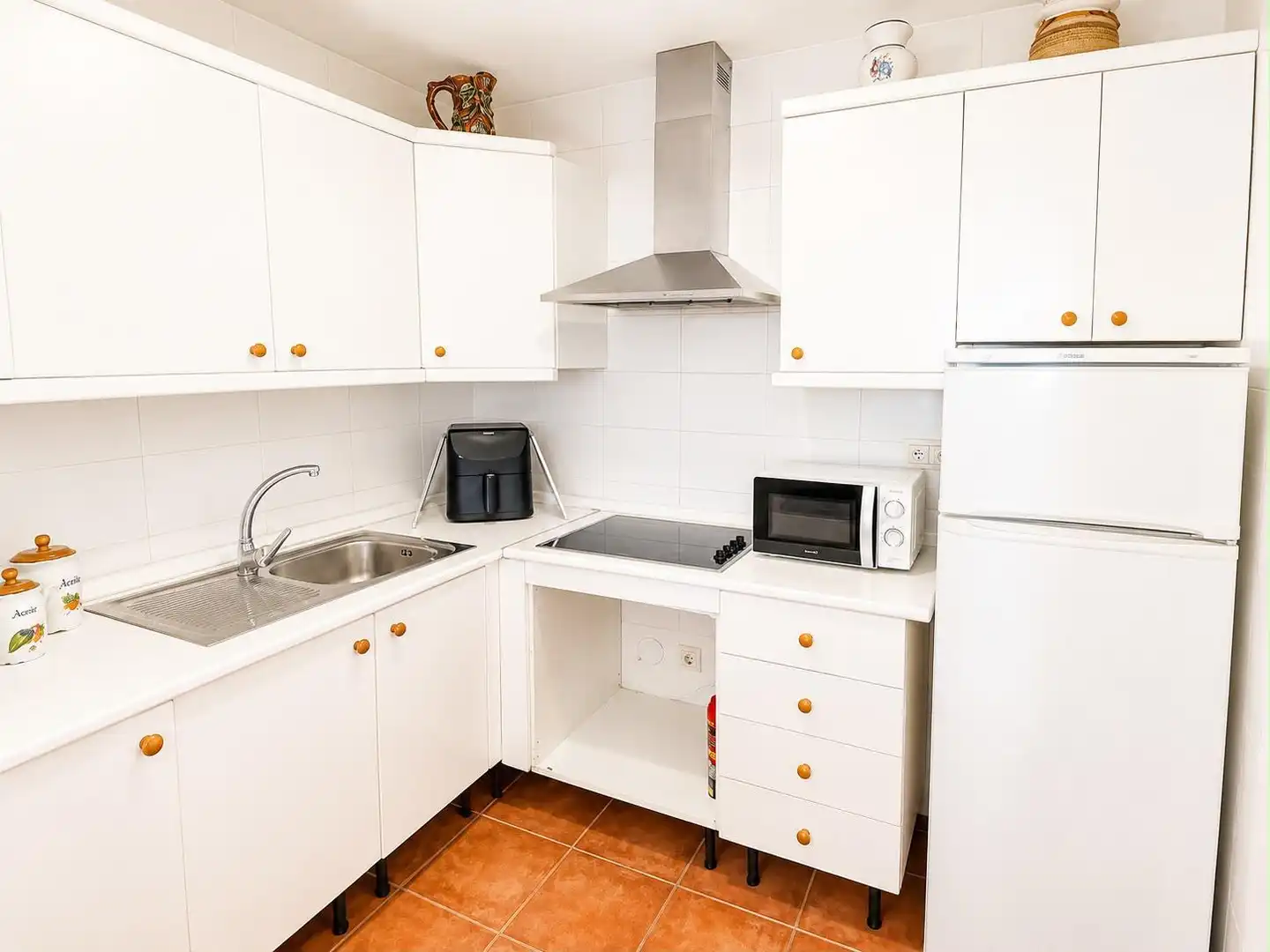 Kitchen of Flat for sale in Benalmádena  with Air Conditioner, Terrace and Furnished