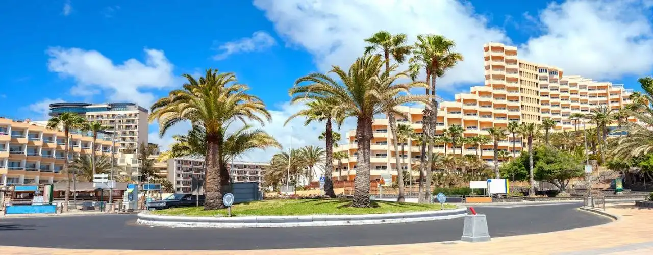 Vista exterior de Apartamento de alquiler en San Bartolomé de Tirajana con Aire acondicionado, Amueblado y Balcón