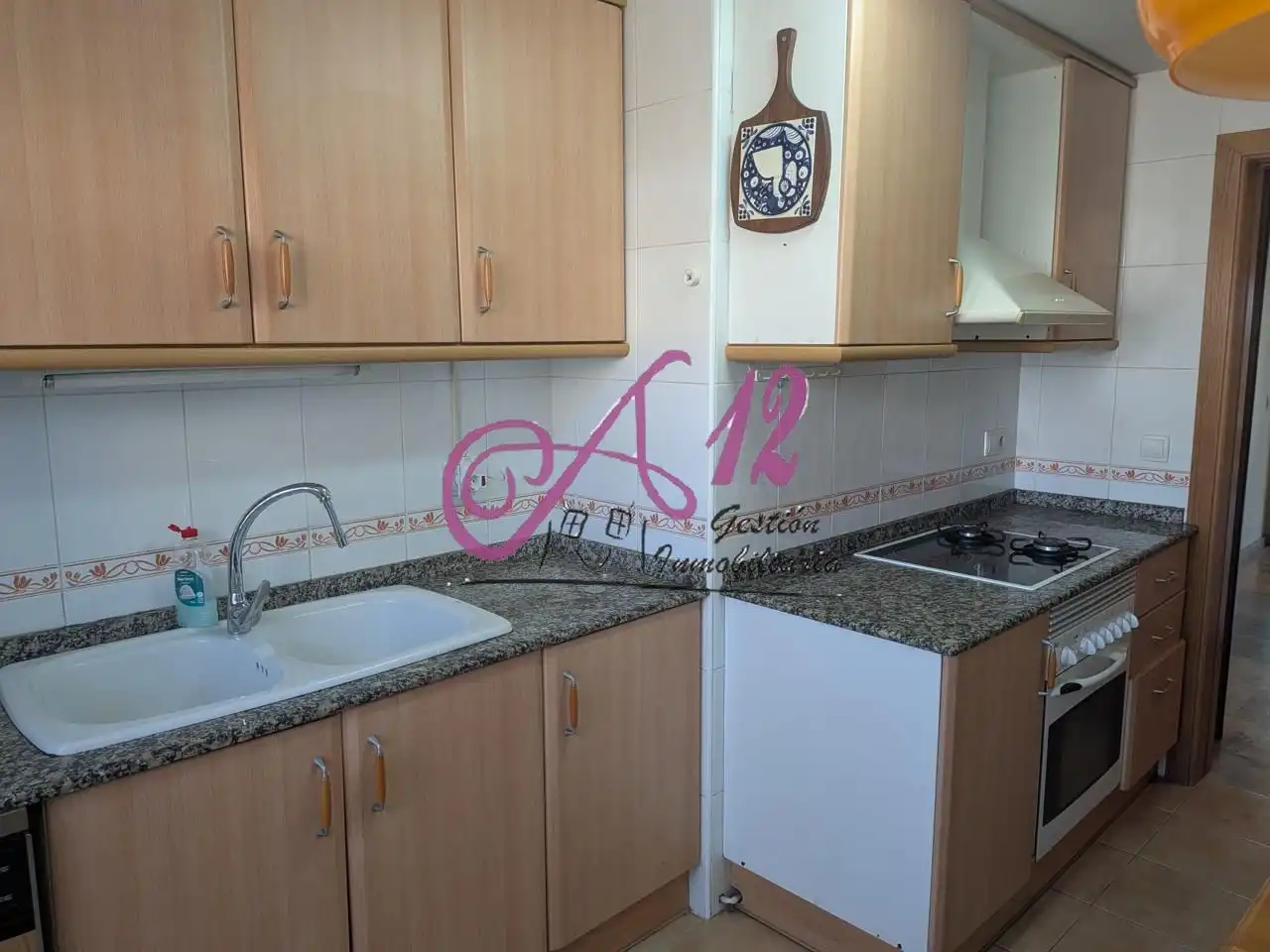 Kitchen of Flat for sale in Valencia  with Air Conditioner, Terrace and Community pool