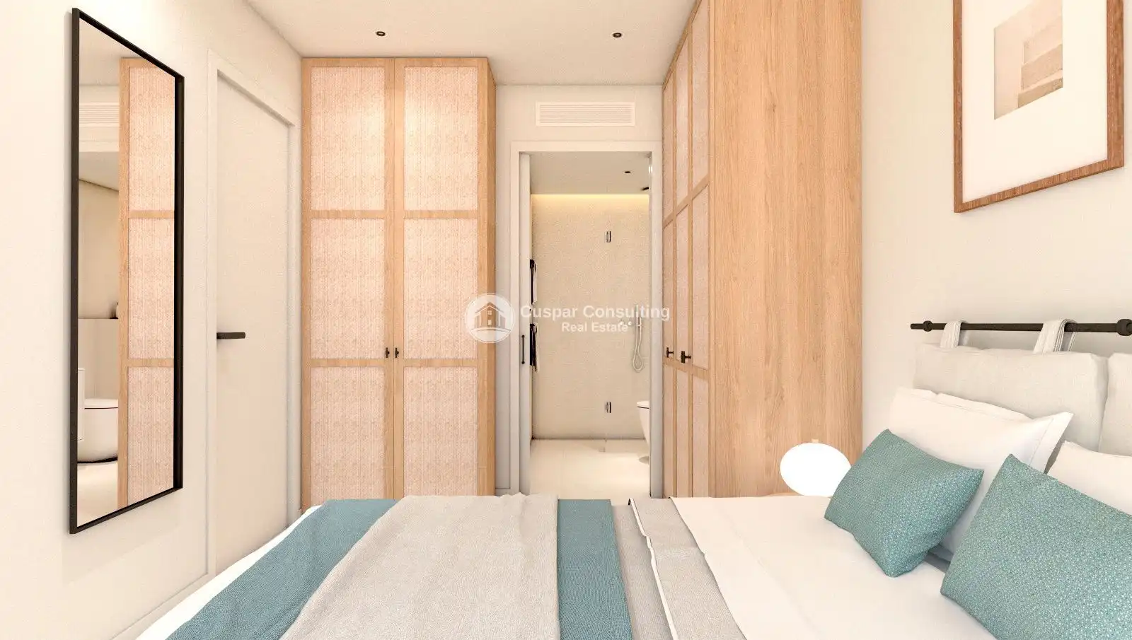Dormitori de Apartament en venda en Pilar de la Horadada amb Aire condicionat, Calefacció i Jardí privat