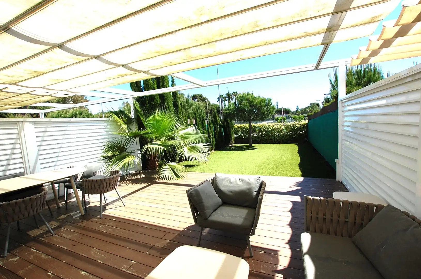 Terrace of Detached homes for rent in Gavà  with Air Conditioner, Heating and Private garden