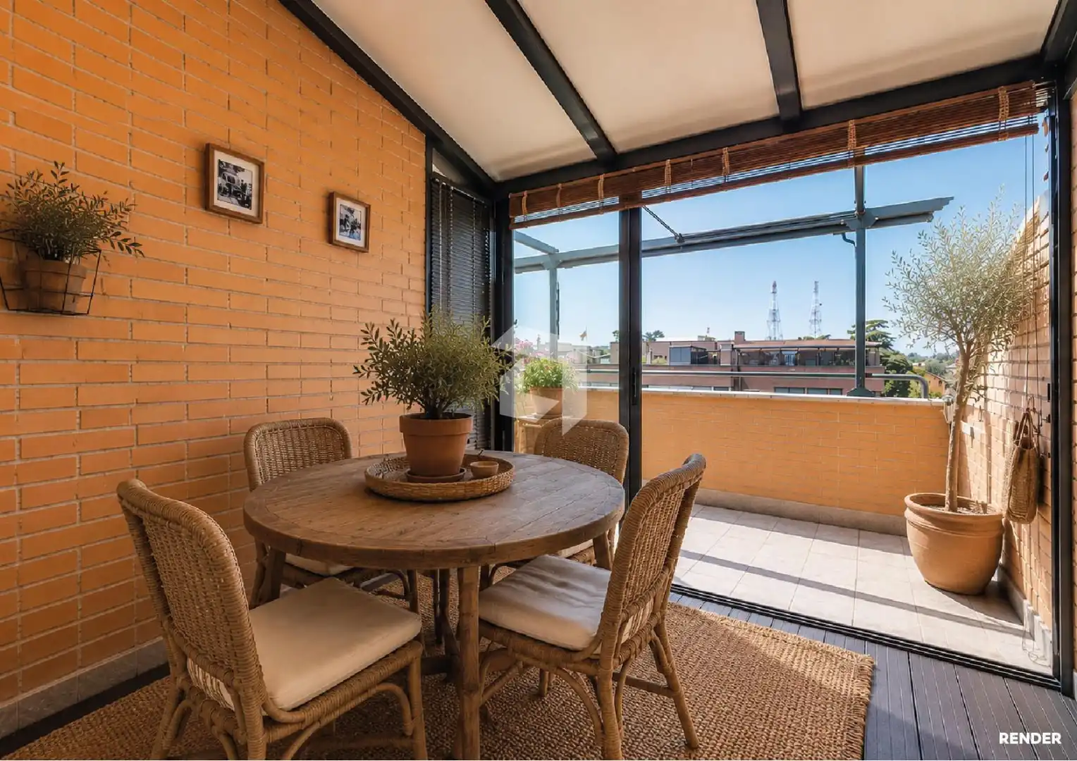 Terraza de Ático en venta en Pozuelo de Alarcón con Aire acondicionado, Calefacción y Terraza