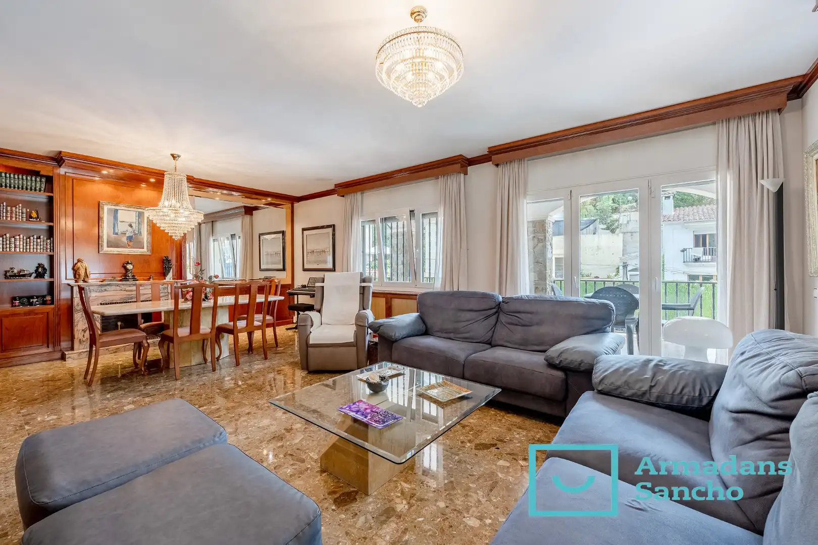 Sala de estar de Casa o chalet en venta en Cabrera de Mar con Calefacción, Jardín privado y Terraza