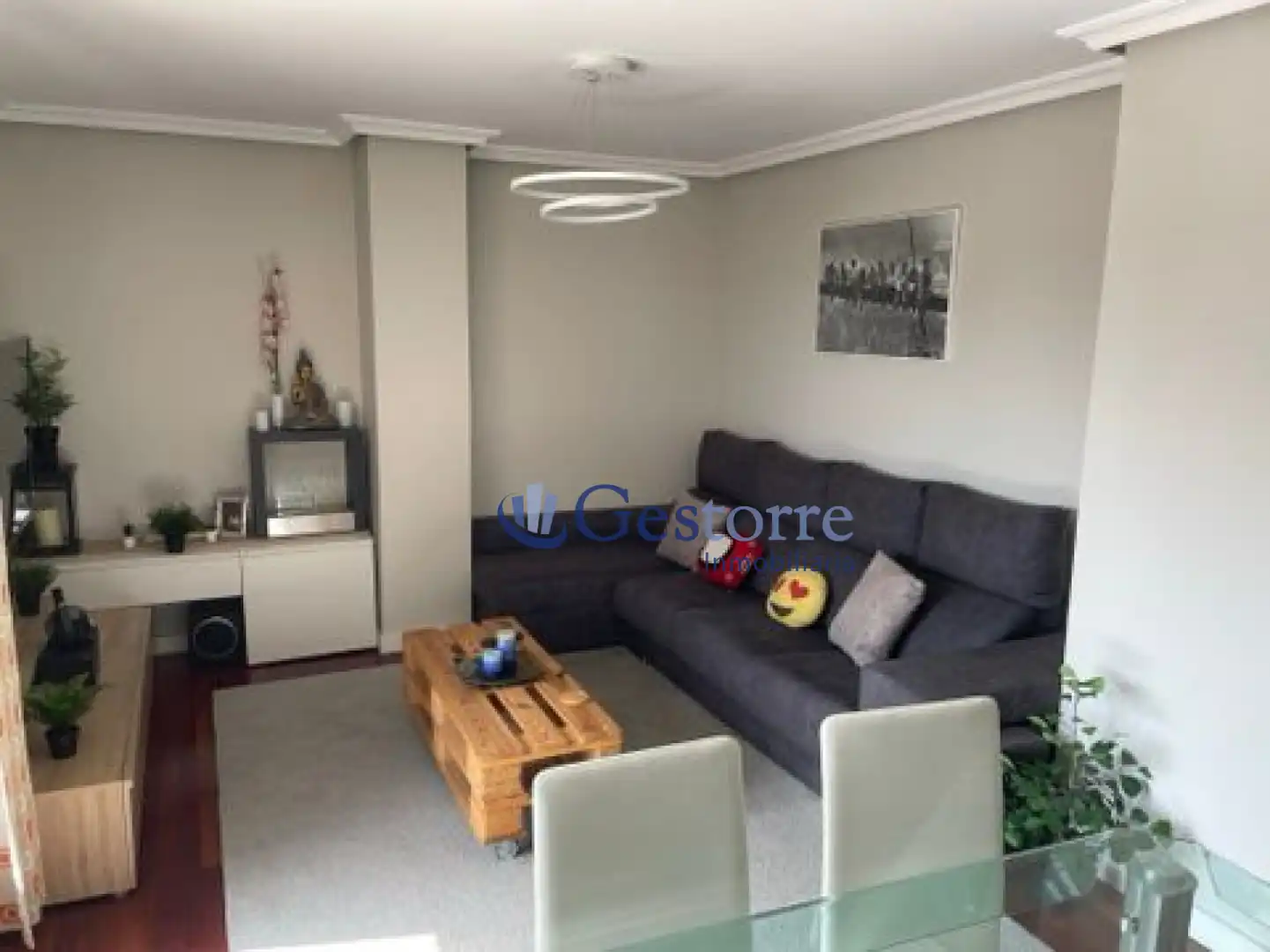 Sala de estar de Ático en venta en Oviedo  con Calefacción y Terraza