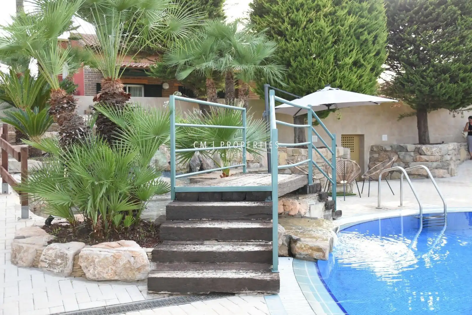 Swimming pool of Houses for rent in Riba-roja de Túria  with Air Conditioner, Heating and Terrace