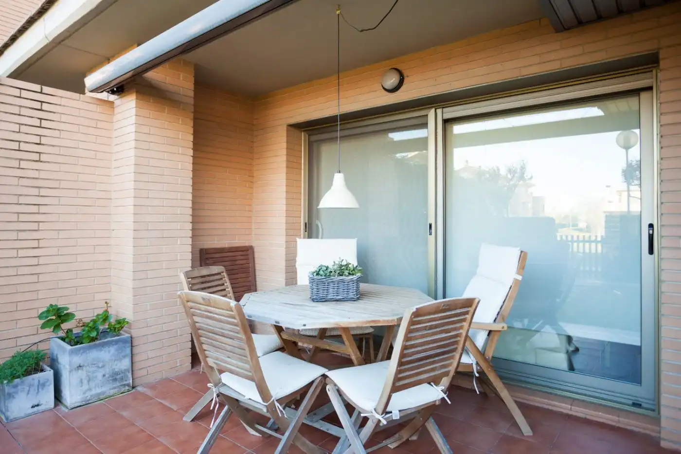 Terrace of Detached homes for sale in Zaragoza  with Air Conditioner, Heating and Private garden