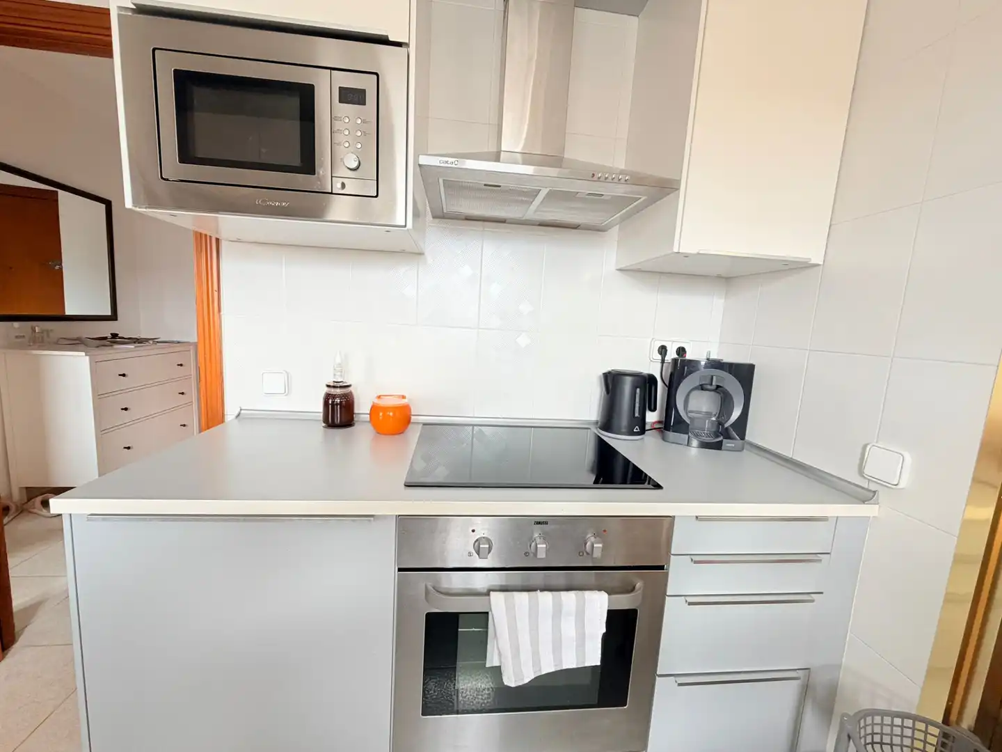 Cocina de Apartamento en venta en Cunit con Aire acondicionado, Jardín privado y Terraza