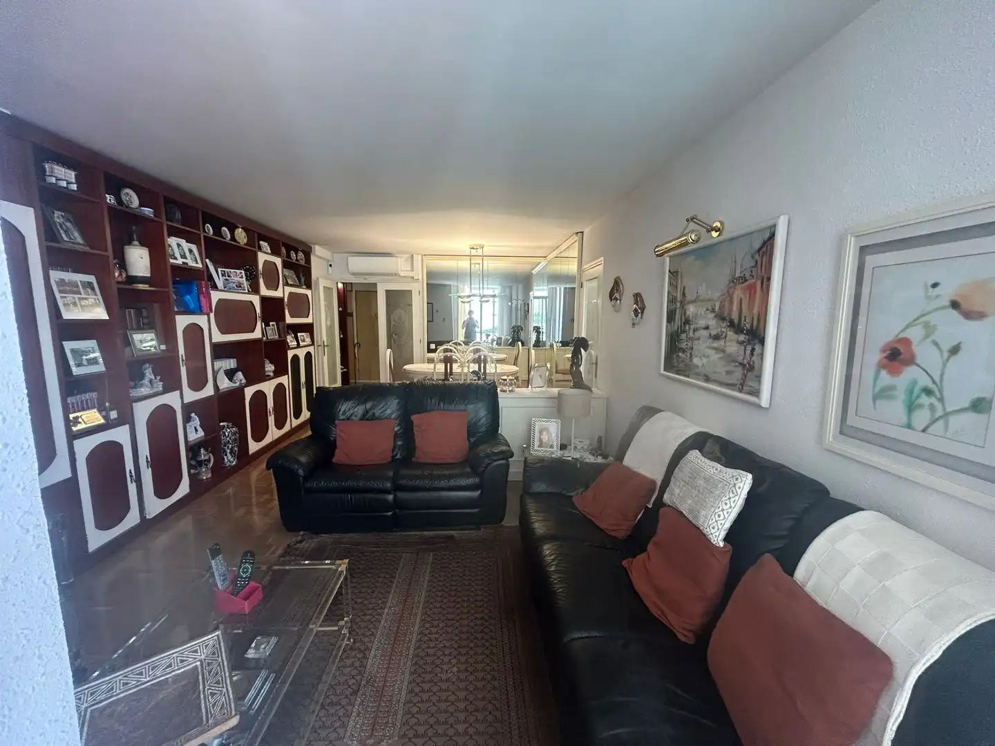 Wohnzimmer von Wohnung zum Verkauf in Barcelona mit Klimaanlage, Heizung und Möbliert