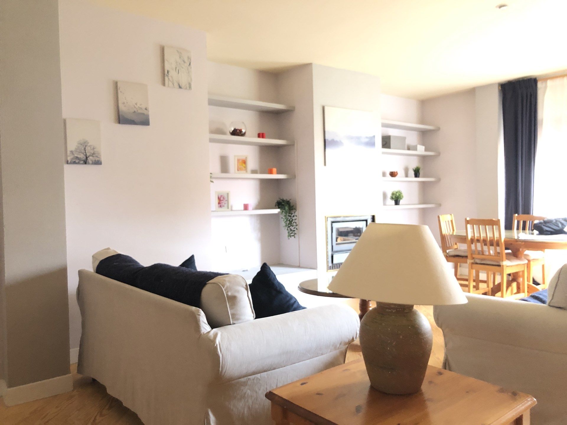 Living room of Flat for sale in  Madrid Capital  with Air Conditioner, Heating and Storage room