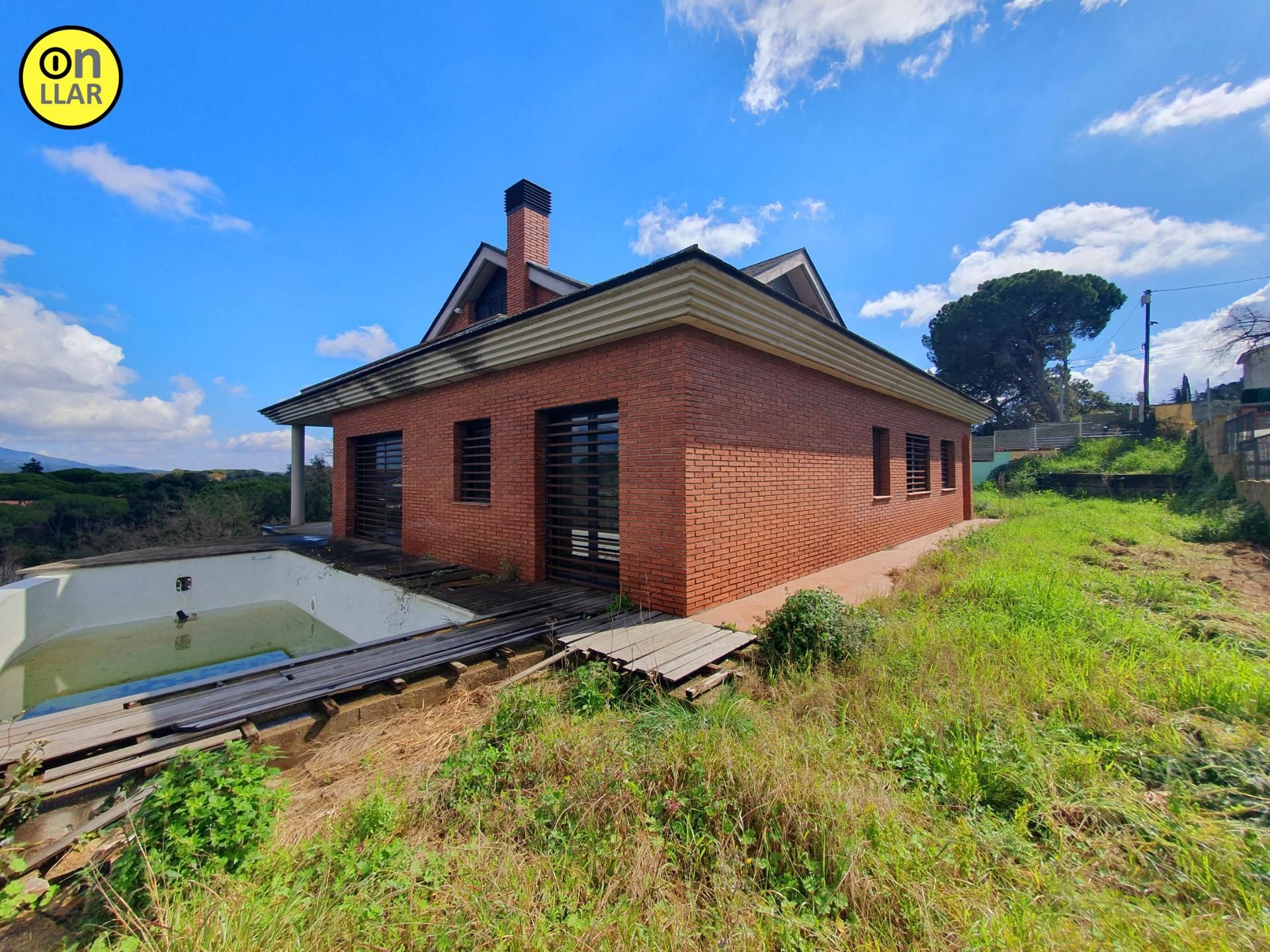 Exterior view of House or chalet for sale in Sant Pere de Vilamajor  with Private garden, Terrace and Storage room