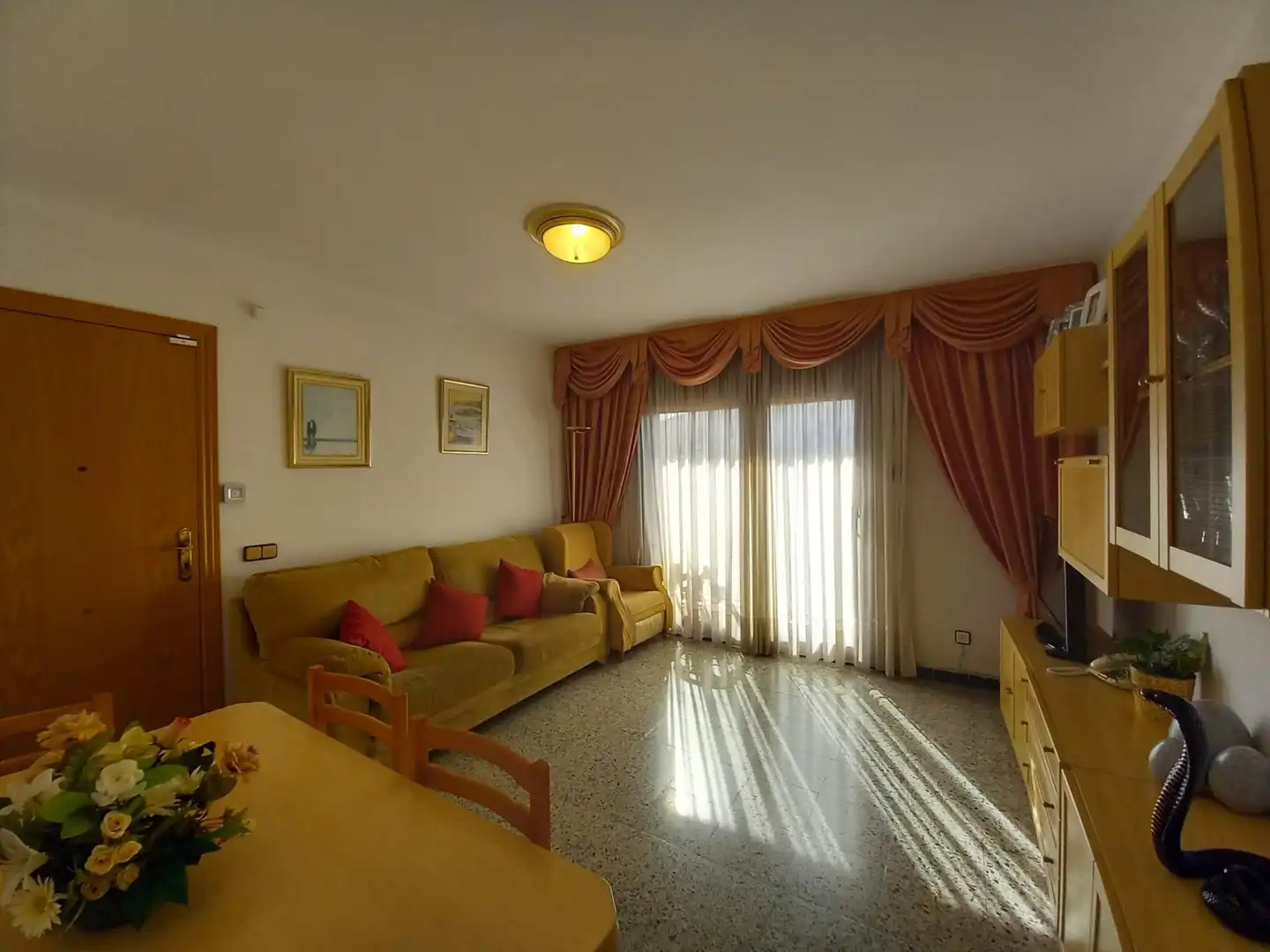 Sala de estar de Piso en venta en Mataró