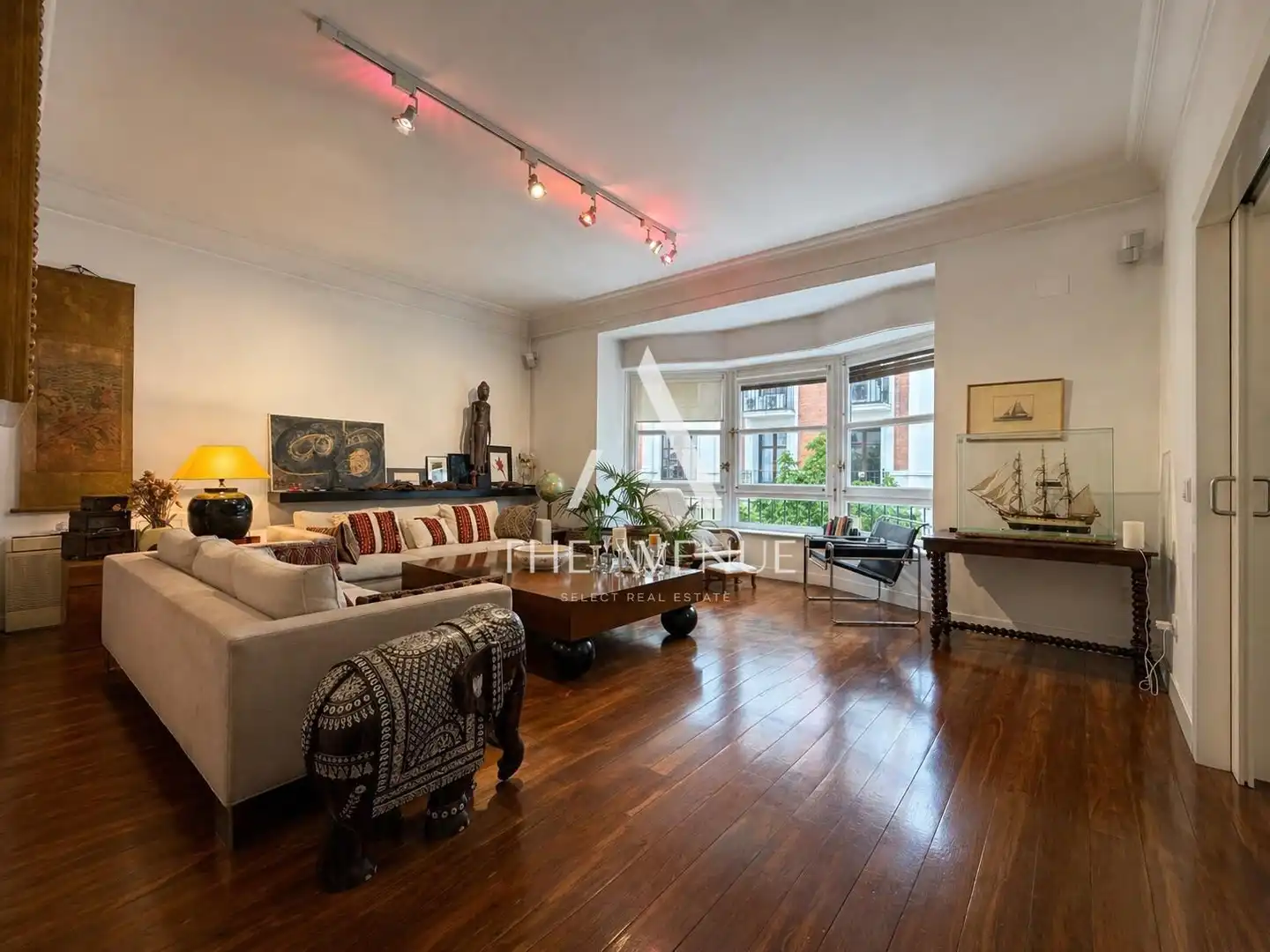 Sala de estar de Piso de alquiler en Madrid con Amueblado