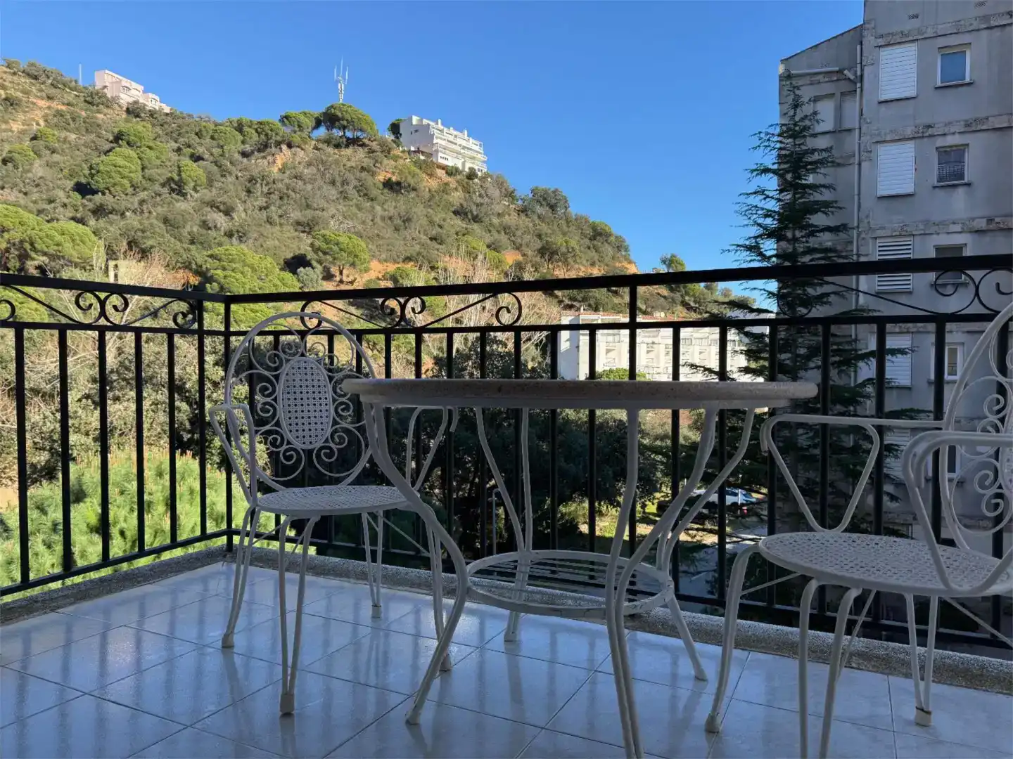 Terraza de Piso en venta en Tossa de Mar con Aire acondicionado, Piscina y Amueblado