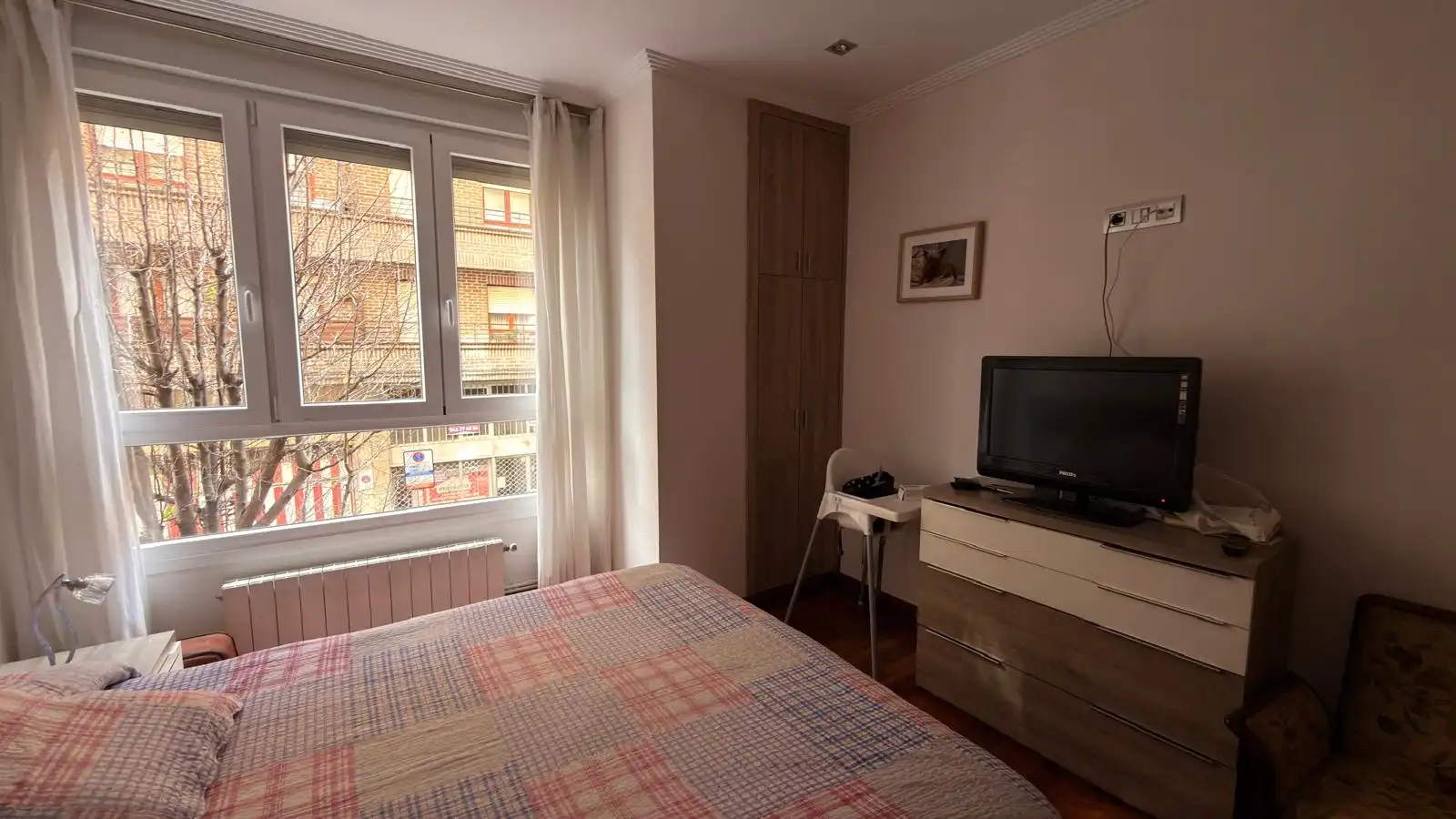 Schlafzimmer von Wohnung zum Verkauf in Bilbao  mit Terrasse und Möbliert